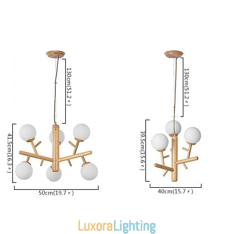 Designer Touch Decorative Nordic Creative Wooden Pendant Light