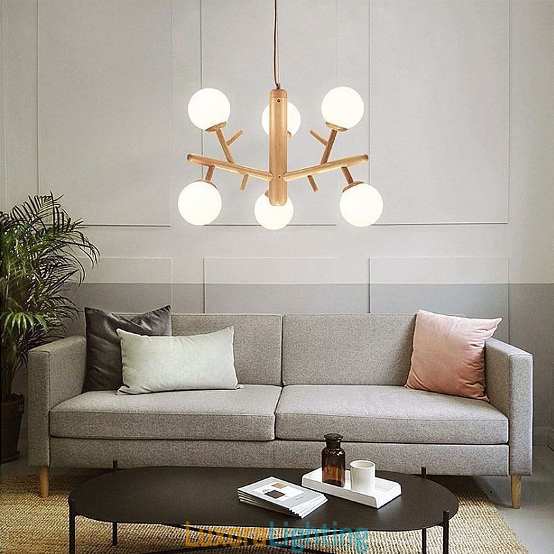 Designer Touch Decorative Nordic Creative Wooden Pendant Light