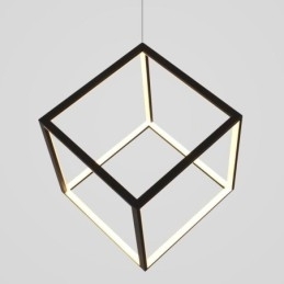 Designer Touch Decorative Black Pendant Light Geometric Cube Lighting