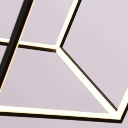 Designer Touch Decorative Black Pendant Light Geometric Cube Lighting