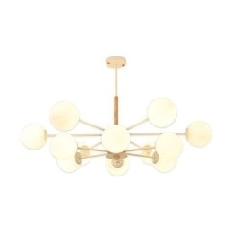 Designer Touch Decorative Magic Bean Pendant Light Creative Nordic Wooden Light Fitting