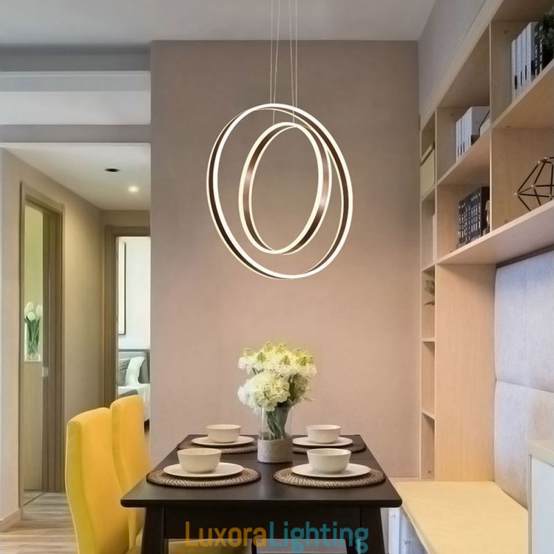 Designer Touch Decorative Nordic Pendant Light Acrylic Ring Shape Pendant Light