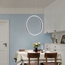 Designer Touch Decorative Nordic Pendant Light Acrylic Ring Shape Pendant Light