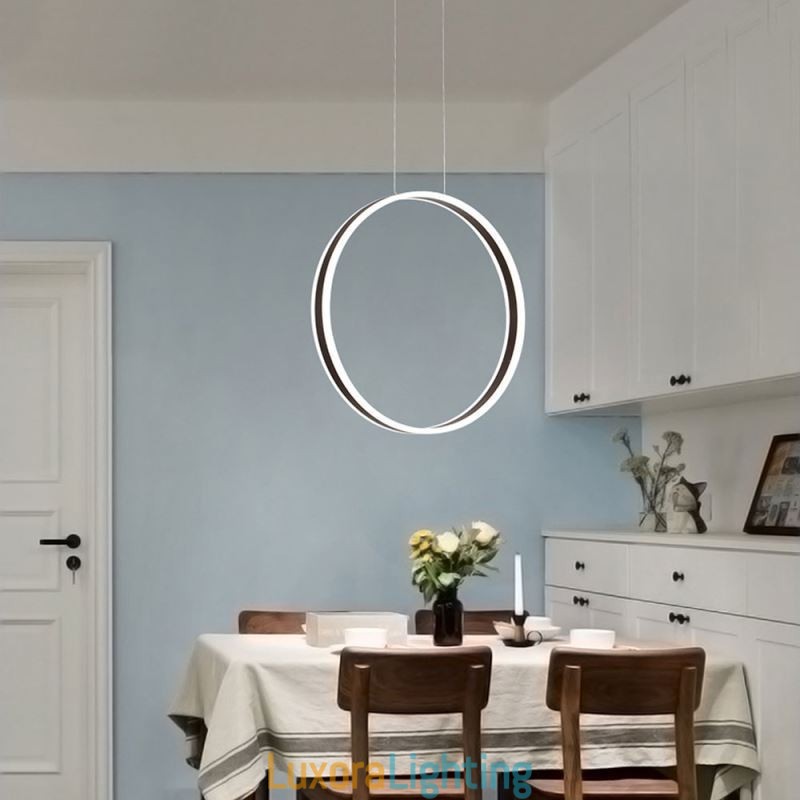 Designer Touch Decorative Nordic Pendant Light Acrylic Ring Shape Pendant Light