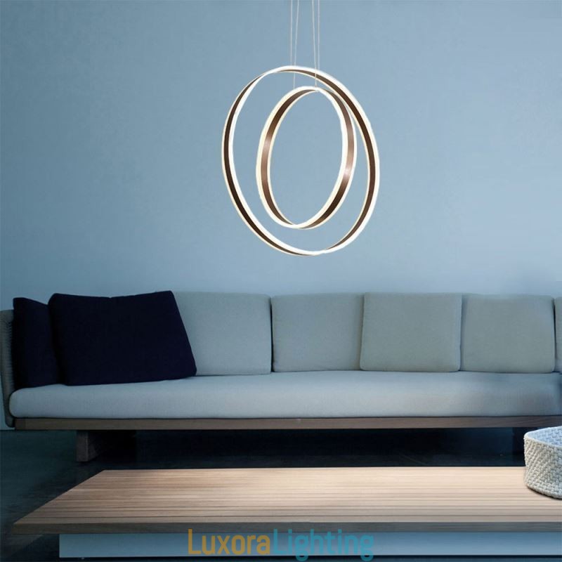 Designer Touch Decorative Nordic Pendant Light Acrylic Ring Shape Pendant Light
