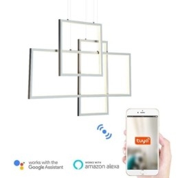 Designer Touch Decorative Nordic Pendant Light Geometric Square Pendant Light