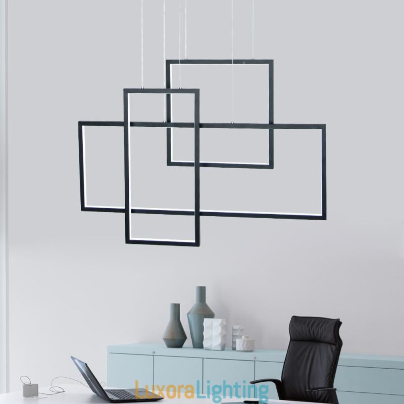 Designer Touch Decorative Nordic Pendant Light Geometric Square Pendant Light