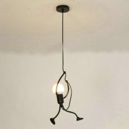 Designer Touch Decorative Modern Simple Pendant Light Little Man Shape Lamp Creative Light