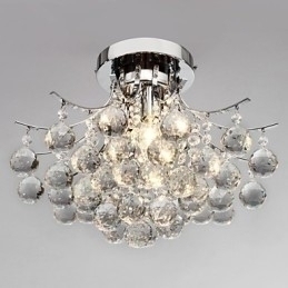 Designer Touch Decorative Chandelier Modern Crystal 3 Lights