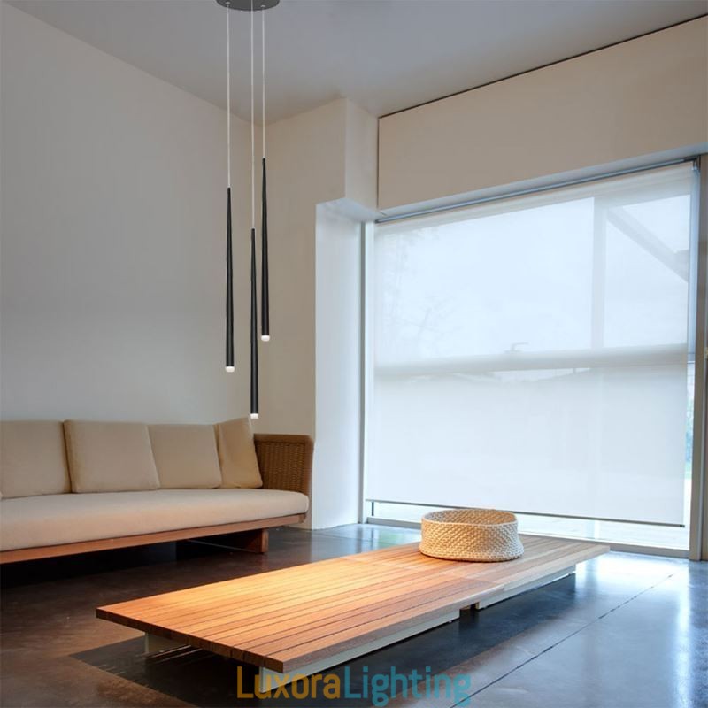 Designer Touch Decorative Modern Simple Pendant Light Cylinder Shape Lighting Meteor Rain Lamp Light