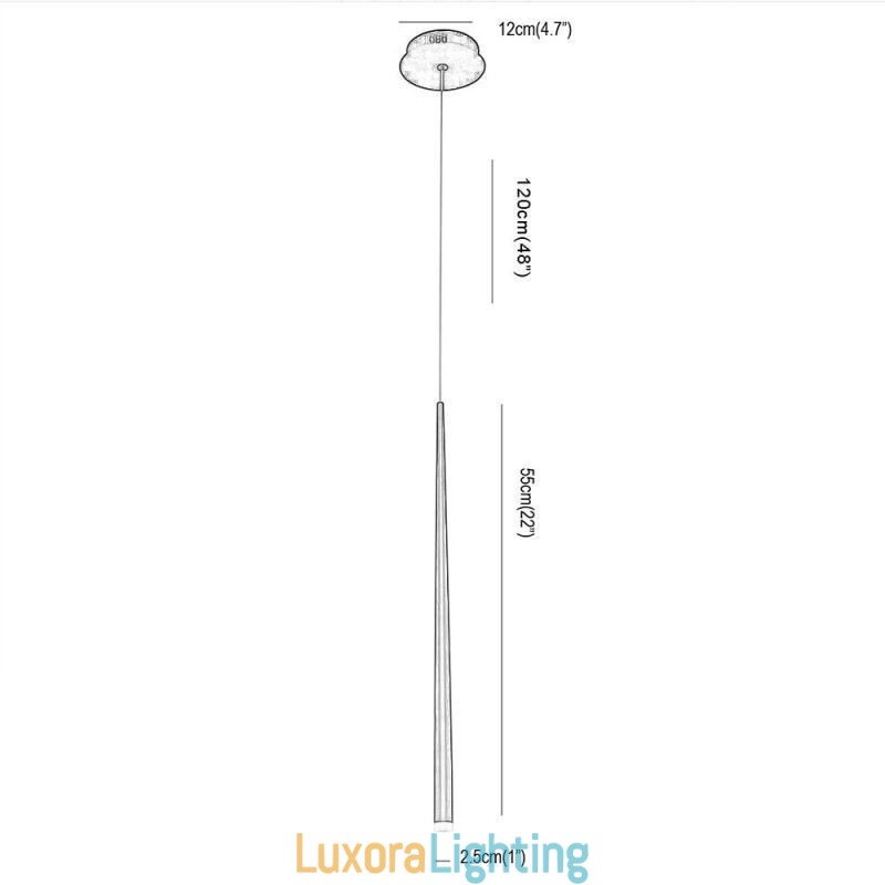 Designer Touch Decorative Contemporary Pendant Light Cylinder Shape Lamp Meteor Rain Lighting