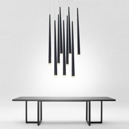 Designer Touch Decorative Contemporary Pendant Light Cylinder Shape Lamp Meteor Rain Lighting