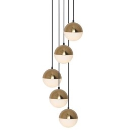 Designer Touch Decorative Nordic Cluster Pendant Light Creative Circle Shape Lamp Lighting