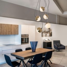 Designer Touch Decorative Nordic Cluster Pendant Light Creative Circle Shape Lamp Lighting