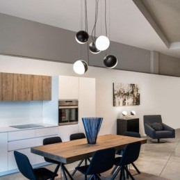 Designer Touch Decorative Nordic Cluster Pendant Light Creative Circle Shape Lamp Lighting