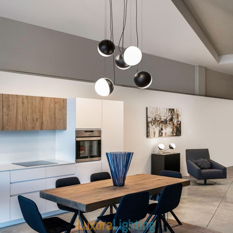 Designer Touch Decorative Nordic Cluster Pendant Light Creative Circle Shape Lamp Lighting