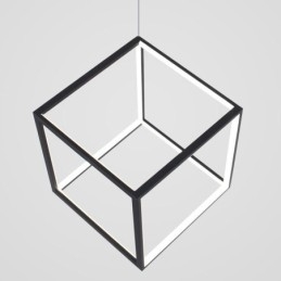 Designer Touch Decorative Black Pendant Light Geometric Cube Lighting LBY18069