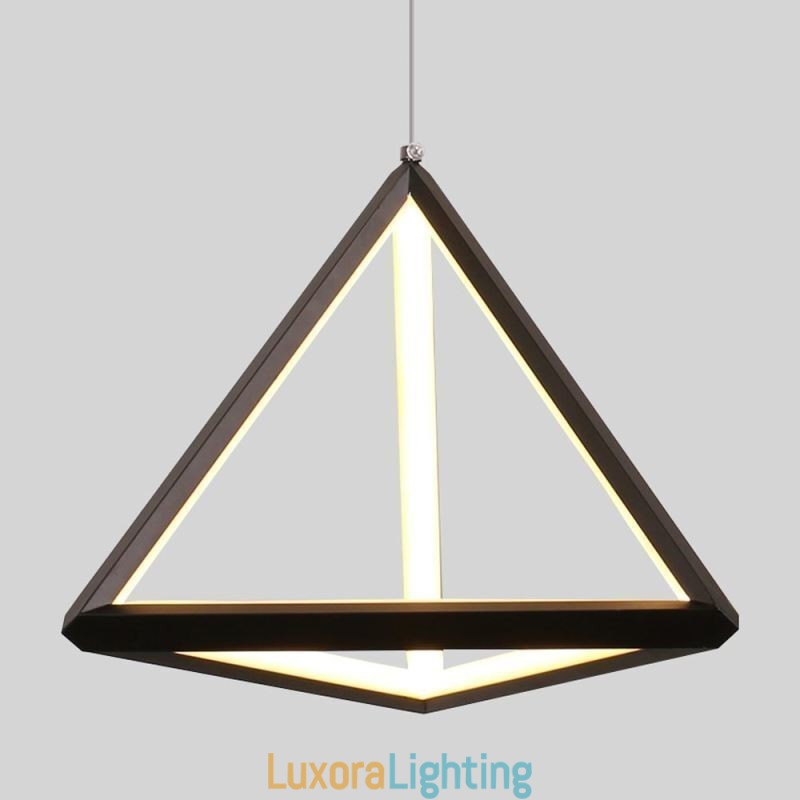 Designer Touch Decorative Postmodern Pendant Light Geometric Triangle Light Creative Lamp Lighting
