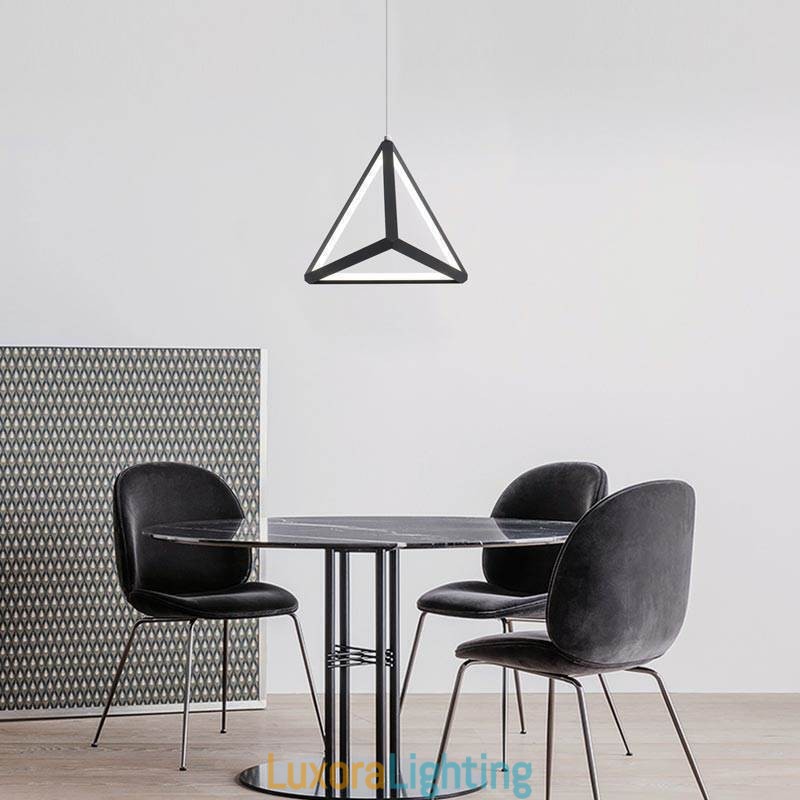 Designer Touch Decorative Postmodern Pendant Light Geometric Triangle Light Creative Lamp Lighting