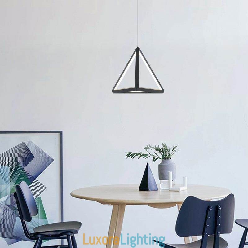 Designer Touch Decorative Postmodern Pendant Light Geometric Triangle Light Creative Lamp Lighting