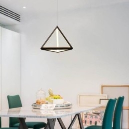 Designer Touch Decorative Postmodern Pendant Light Geometric Triangle Light Creative Lamp Lighting