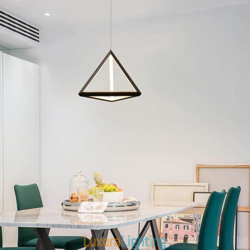 Designer Touch Decorative Postmodern Pendant Light Geometric Triangle Light Creative Lamp Lighting