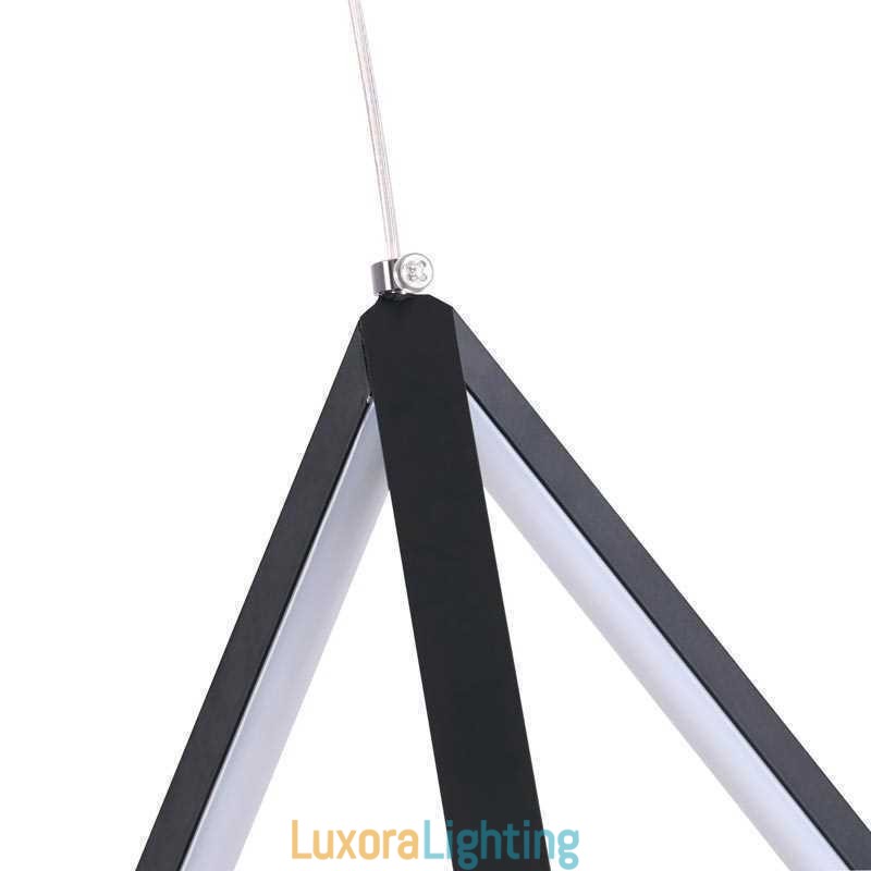 Designer Touch Decorative Postmodern Pendant Light Geometric Triangle Light Creative Lamp Lighting