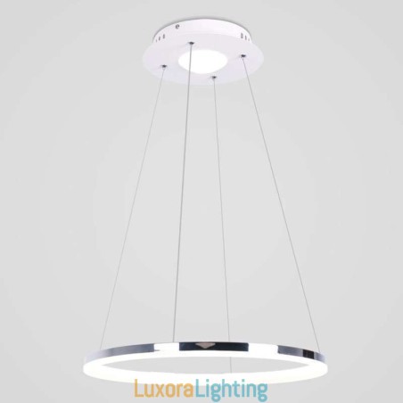 Designer Touch Decorative Modern Pendant Light Acrylic Circle Lamp 40cm