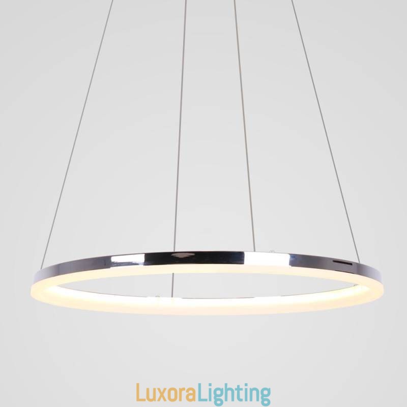 Designer Touch Decorative Modern Pendant Light Acrylic Circle Lamp 40cm