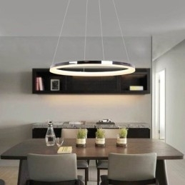 Designer Touch Decorative Modern Pendant Light Acrylic Circle Lamp 40cm