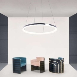 Designer Touch Decorative Modern Pendant Light Acrylic Circle Lamp 40cm