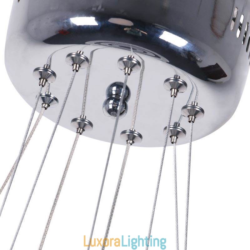 Designer Touch Decorative Modern Pendant Light Acrylic 3 Rings Lamp 40+30+20cm