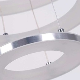 Designer Touch Decorative Modern Pendant Light Acrylic 3 Rings Lamp 40+30+20cm