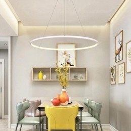 Designer Touch Decorative Modern Pendant Light Circle Lamp 60cm 80cm