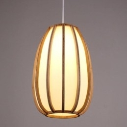 Designer Touch Decorative Visual Comfort Bamboo Pendant Light