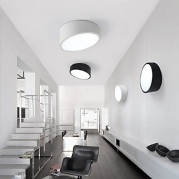 Designer Touch Decorative Contemporary And Contracted Creative Cylindrical Wrought Iron Dome Light