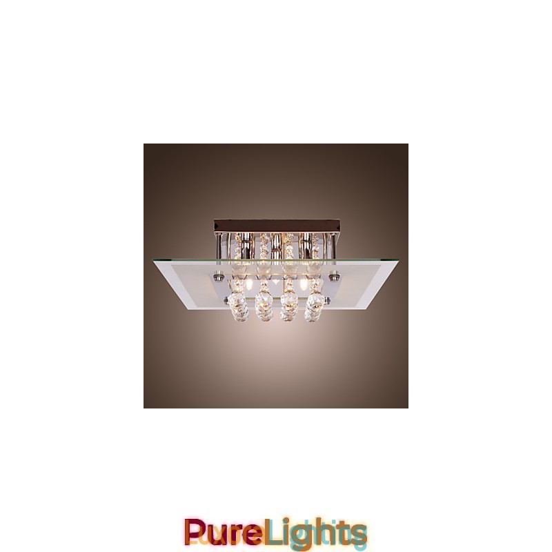 Designer Touch Decorative Ceiling Light Modern Crystal Living 5 Lights