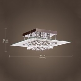 Designer Touch Decorative Ceiling Light Modern Crystal Living 5 Lights