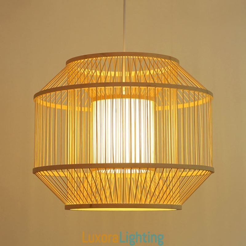 Designer Touch Decorative Lantern Bamboo Pendant Light Creative Japanese Pendant Light