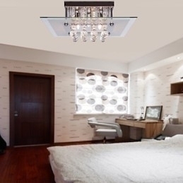 Designer Touch Decorative Ceiling Light Modern Crystal Living 5 Lights