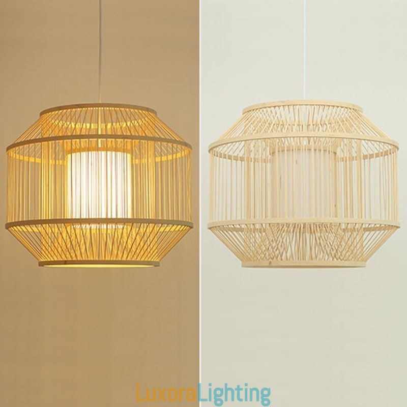 Designer Touch Decorative Lantern Bamboo Pendant Light Creative Japanese Pendant Light