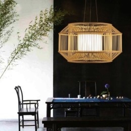 Designer Touch Decorative Lantern Bamboo Pendant Light Creative Japanese Pendant Light