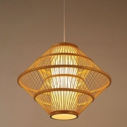 Designer Touch Decorative Gyroscope Design Bamboo Pendant Light