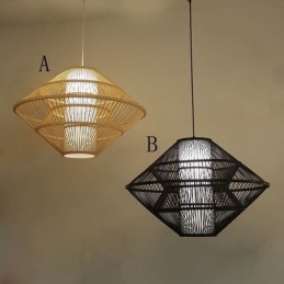 Designer Touch Decorative Gyroscope Design Bamboo Pendant Light