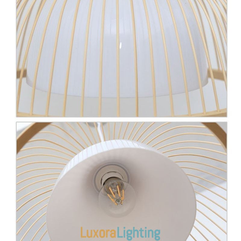 Designer Touch Decorative Modern Simple Downward Pendant Light Special Bamboo Pendant Light Bedside Lighting