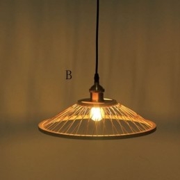 Designer Touch Decorative Dome Bamboo Pendant Light Hand Woven Pendant Light