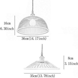 Designer Touch Decorative Dome Bamboo Pendant Light Hand Woven Pendant Light