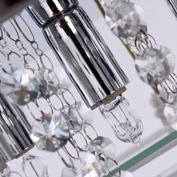 Designer Touch Decorative Ceiling Light Modern Crystal Living 5 Lights