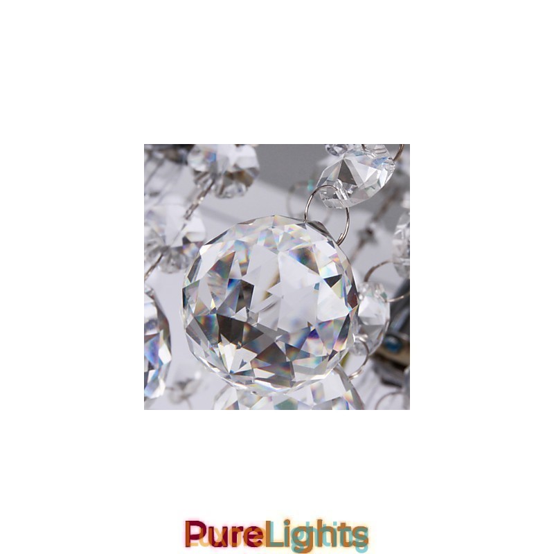 Designer Touch Decorative Ceiling Light Modern Crystal Living 5 Lights