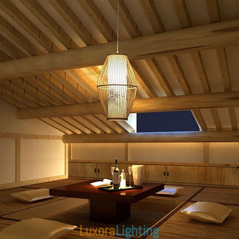 Designer Touch Decorative Classical Handmade Bamboo Pendant Light